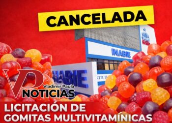 Inabie cancela licitación para compra de gomitas multivitamínicas destinadas a estudiantes