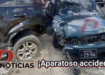 Aparatoso accidente deja al menos cuatro heridos en carretera San Francisco de Macorís–Nagua