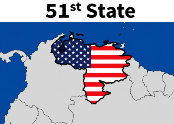 Trump publica en su red social imagen de Venezuela como el estado número 51 de EE. UU.