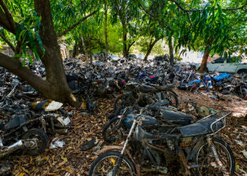 Llevarán a Santo Domingo «motocicletas chatarra» retenidas en La Vega