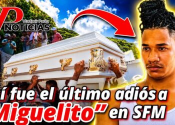 En medio de llanto y dolor, familiares y amigos dan el último adiós a “Miguelito”