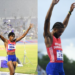 Marileidy Paulino y Gabriel Moronta brillan bajo la lluvia con actuaciones históricas