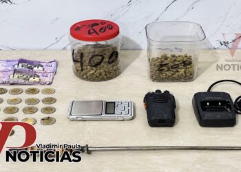 Policía ocupa presunta marihuana y otras evidencias durante operativo del DINTEL en Pueblo Nuevo