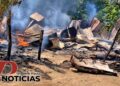 ¡ESCAPÓ DE LAS LLAMAS! Policía auxilia a mujer tras incendio provocado, presuntamente, por su pareja