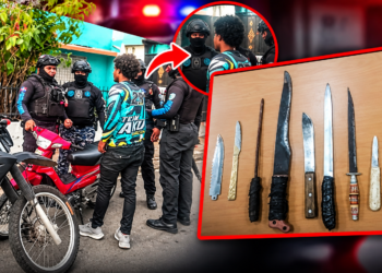 Policía intensifica operativos preventivos en SFM; 21 personas detenidas, 10 motocicletas retenidas y 10 armas blancas ocupadas