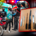 Policía intensifica operativos preventivos en SFM; 21 personas detenidas, 10 motocicletas retenidas y 10 armas blancas ocupadas