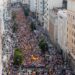 Marcha por el derecho a la vivienda reúne a 70,000 personas en Madrid
